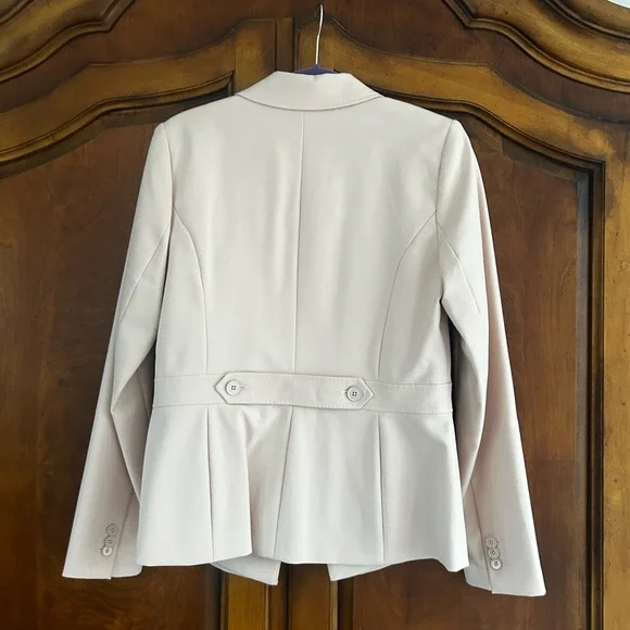 White House Black Market WHBM Blush Pink Tailored Blazer 10 - Picture 2 of 5
